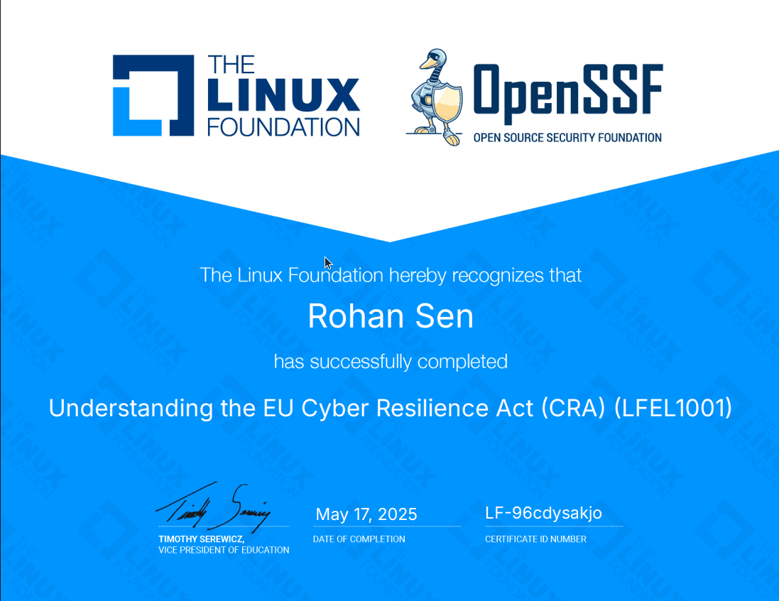 EU Cybersecurity Resilience Act