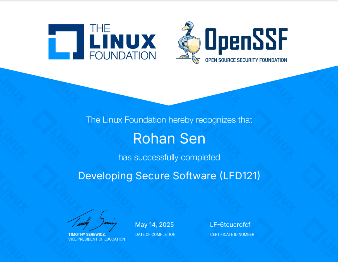 OSS Software Security Essentials - OpenSSF